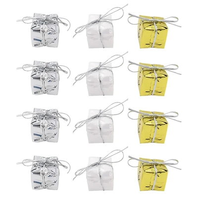 Mini Gold, Silver & White Gifts, 12ct. by Ashland®