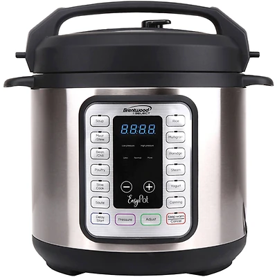 Brentwood 6qt. 8-in-1 Easy Pot Electric Multicooker