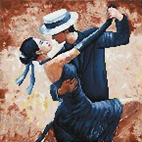 Diamond Dotz® Intermediate Tango Passion Diamond Painting Kit