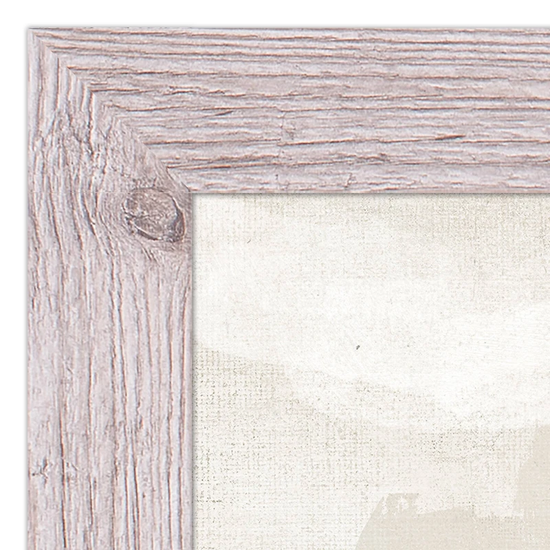 Rustic Barn 20" x 24" Western White Framed Print