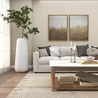 3ft. White Modern Tall Floor Vase