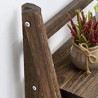 NEX™ 44" Brown 4 Tier Foldable Multifunction Plant Shelf Storage Rack