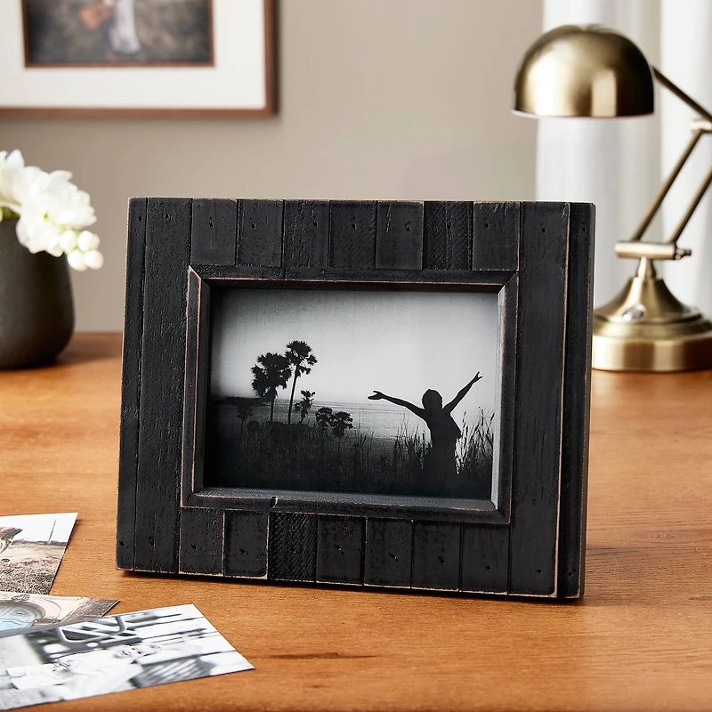 Expressions™ Black Salvage Chic Frame by Studio Décor