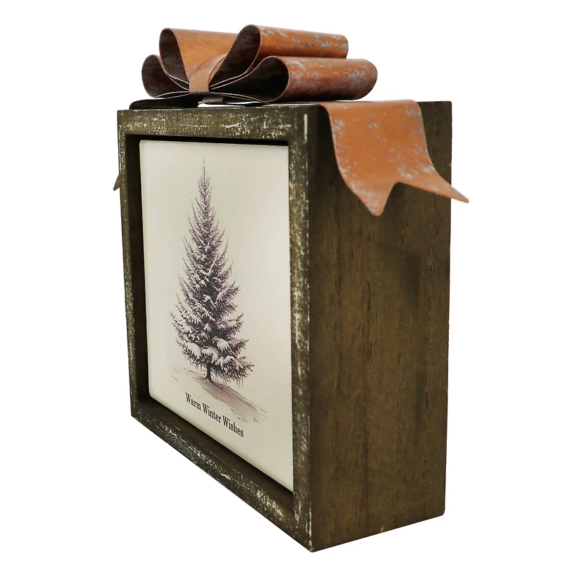 6.5" Black & White Tree Tabletop Décor by Ashland®