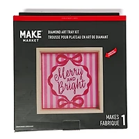 10" x 10" Merry & Bright Diamond Art Tray Kit by Make Market®