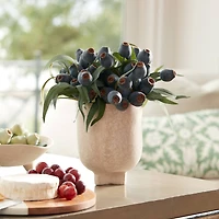 14" Blue Pod Foliage Bundles, 2ct.