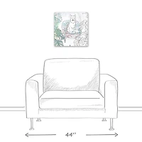 Sketch Shepherd On Chair 2 Canvas Wall Art