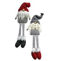 Santa's Workshop 18" Sitting Gnomes, Set Of 2