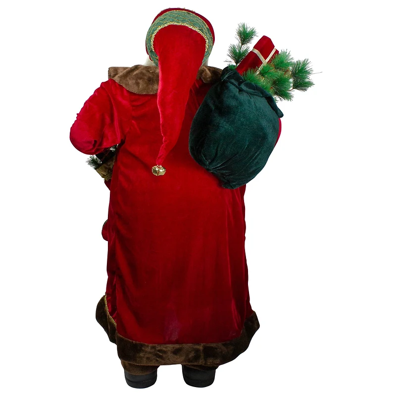 4ft. Standing Santa Christmas Figure with Presents