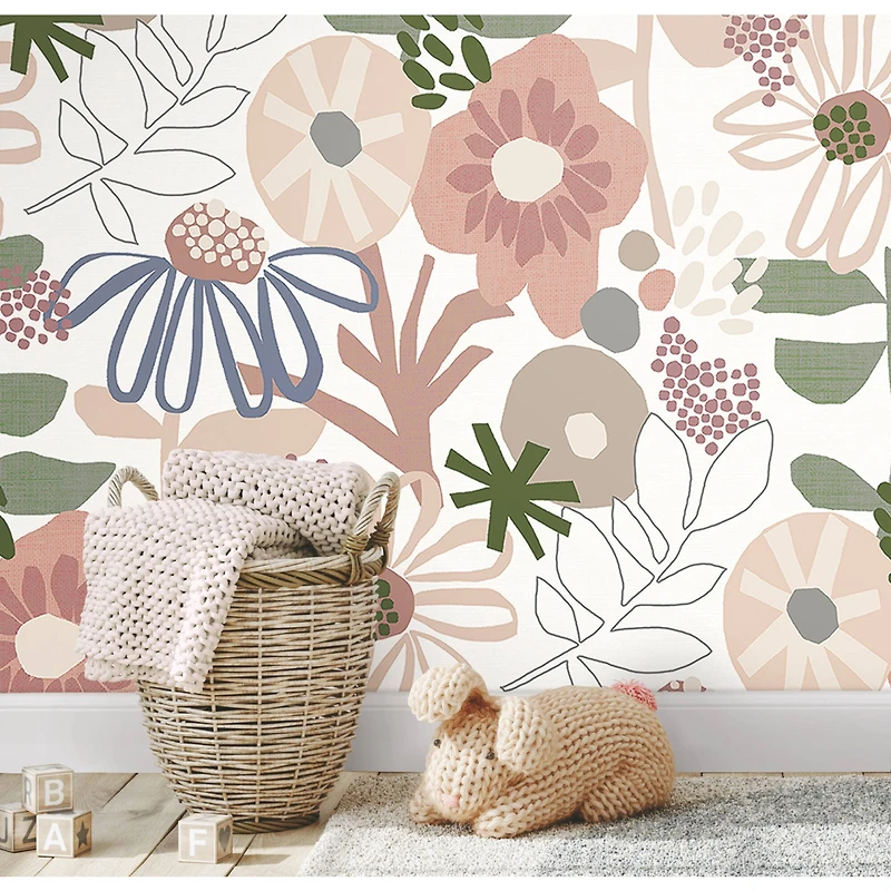 RoomMates Mr. Kate Desert Floral Peel & Stick Wallpaper
