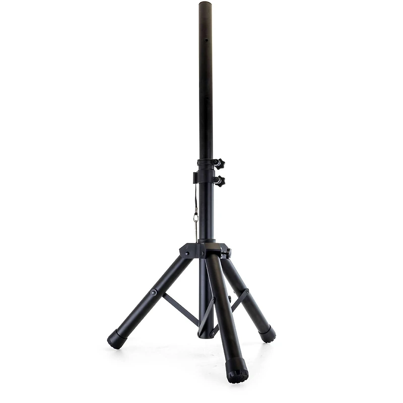 beFree Sound 12" Bluetooth Rechargeable Portable PA Party Speaker With Reactive LED Lights & Stand