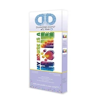 Diamond Dotz® at Home Intermediate My House is a Home Diamond Painting Kit