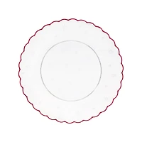 9" Red Scalloped Plastic Plates, 8ct. by Celebrate It™