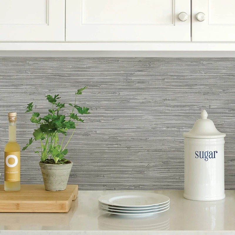 InHome Sisal Stone Peel & Stick Wallpaper