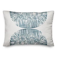 Abstract Shell Shape Throw Pillow