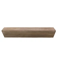 Small Natural Wedge Wood Floating Wall Shelf