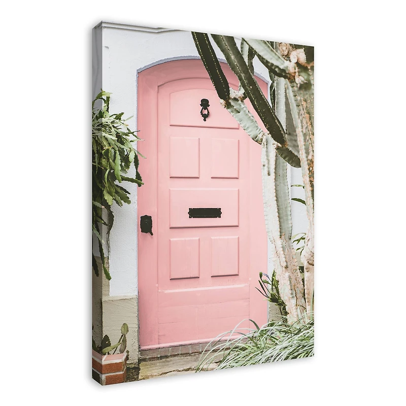 Blush door 24" x 36" Canvas Wall Art