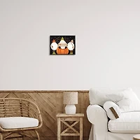 Stupell Industries I Love Pumpkins Seasonal Gnomes Framed Giclee Art