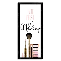 Stupell Industries Makeup Fashion Designer Modern Pink Word Framed Wall Art