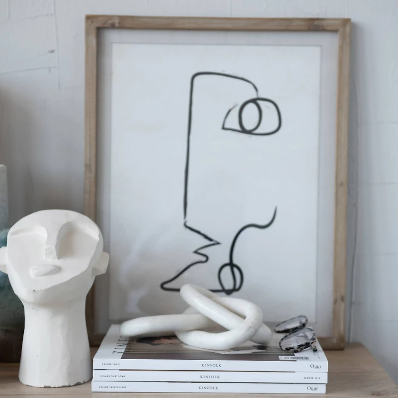 Hello Honey® 13" Decorative Marble Chain Link Figurine