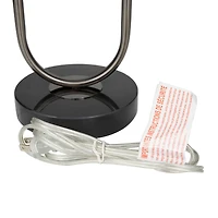 Black Iron Modern Accent Lamp 12" x 12" x 20"