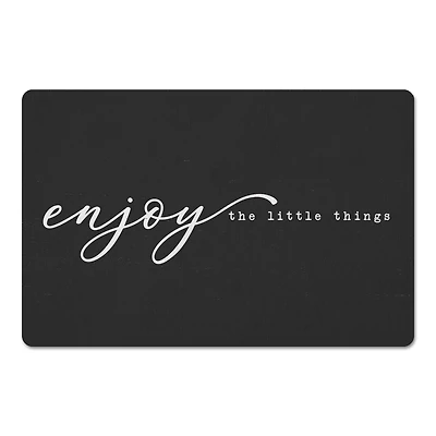Enjoy The Little Things 18" x 27" Floor Mat