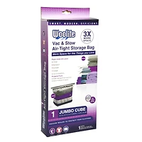 Woolite® Jumbo Cube Vac & Stow Air-Tight Vacuum Storage Bag