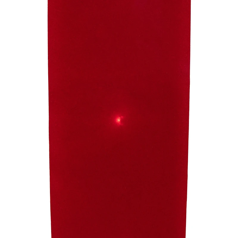 14ft. Pre-Lit Battery Operated Red Velvet Christmas Door Bow