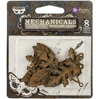 Finnabair® Mechanicals Woodland Leaves Metal Embellishments