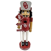 Santa's Workshop 12" University of Oklahoma Rivalry Nutcracker