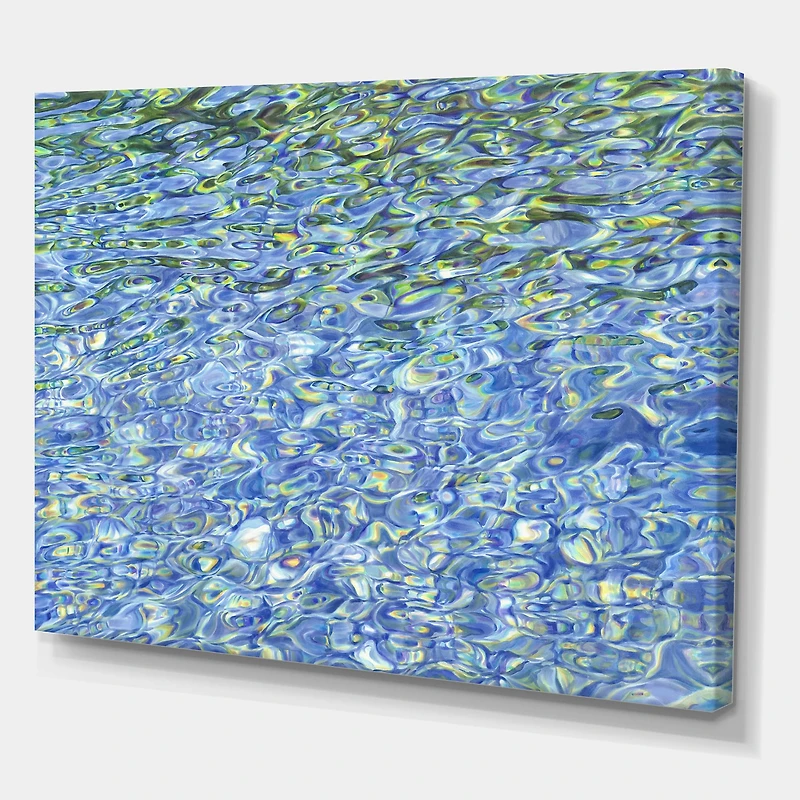 Designart - Sunny Water With Transparent Waves Reflecting Gentle Sunshine II