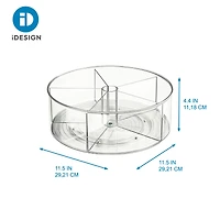 iDesign 11.5" 5 Compartment Plastic Turntable