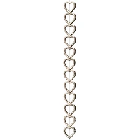 12 Pack: Silver Metal Heart Beads, 10mm by Bead Landing™