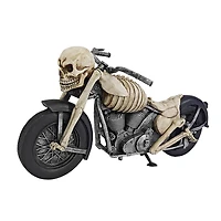 Design Toscano 15" Bone Chillin' Skeleton Motorcycle Statue