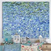 Designart - Sunny Water With Transparent Waves Reflecting Gentle Sunshine II