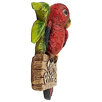 Design Toscano 10" Tropic Parrot Paradise Wall Sculpture