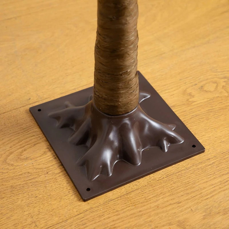 5ft. Pre-Lit Green Autumn Oak Artificial Fall Tree with 200 Warm White LED Lights