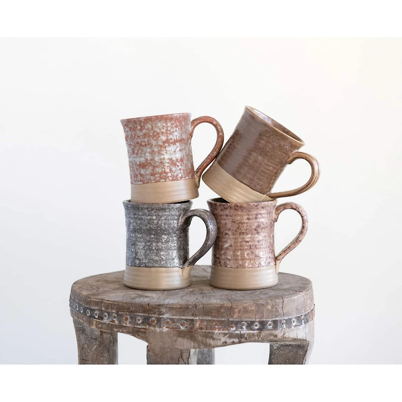 Hello Honey® Stoneware Mug with Reactive Glaze Finish Set