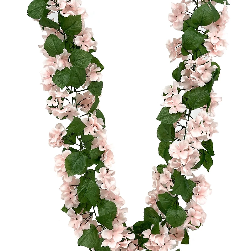 6ft. Pink Hydrangea Chain Garland by Ashland®