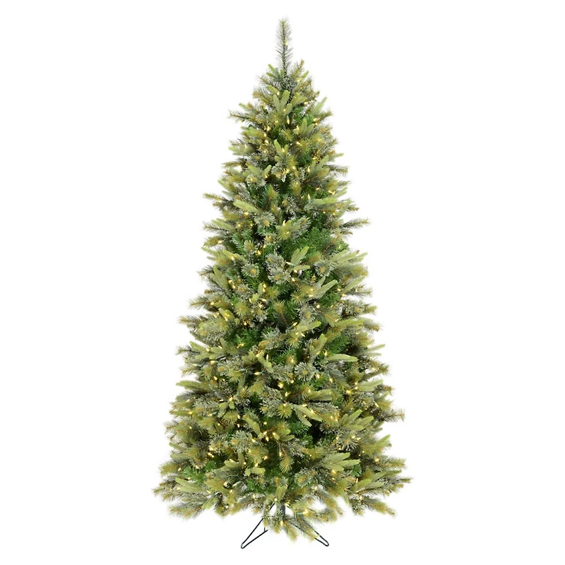 6.5ft.Pre-Lit Cashmere Slim Artificial Christmas Tree, Warm White Dura-Lit® LED Lights
