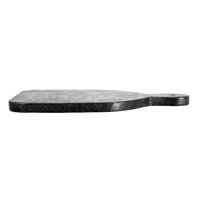 Hello Honey® 12" Black Modern Marble Cutting or Charcuterie Board with Handle