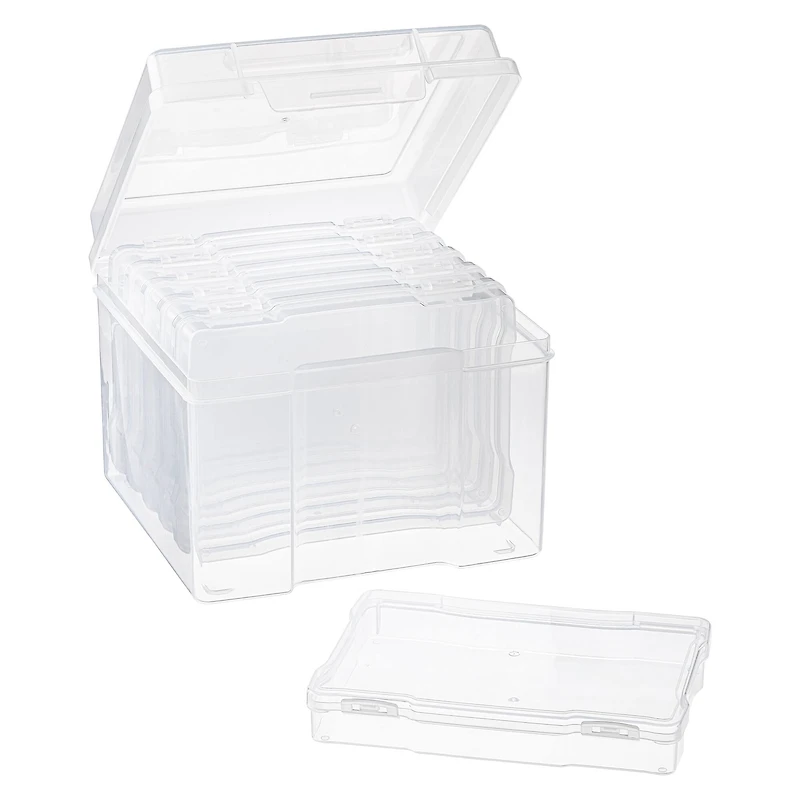 5" x 7" Clear 6-Case Photo Storage Keeper by Simply Tidy®