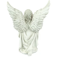 13" Kneeling Praying Angel Outdoor Garden Statue