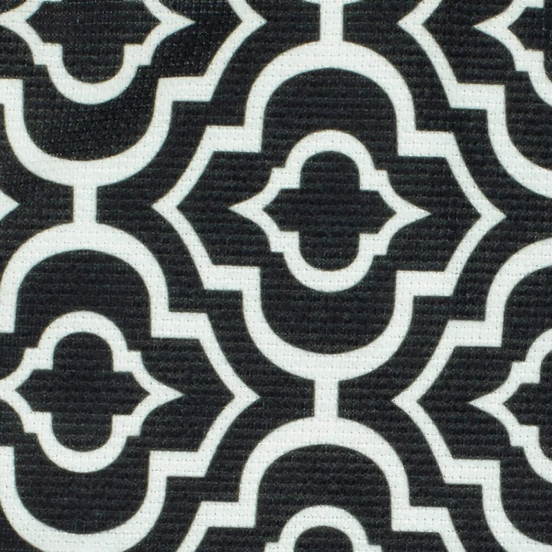 DII® Black Lattice Microfiber Dishtowel Set