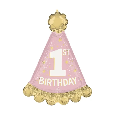 SuperShape® 34" Little Miss One-derful 1st Birthday Foil Balloon