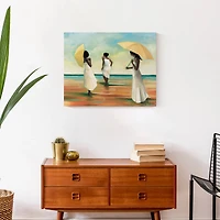 Umbrella Ladies 20" x 16" Canvas Wall Art