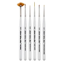 Silver Brush Limited Ultra Mini® Basic Miniature Detail Brushes, Set of 6