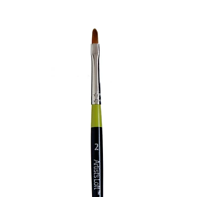 Golden Taklon Short Handle Filbert Brush by Artist's Loft™ Vienna