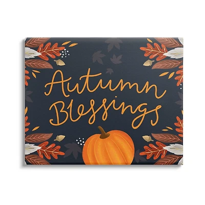 Stupell Industries Autumn Blessings Canvas Wall Art