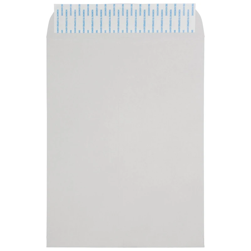 JAM Paper 9" x 12" Gray Kraft Open End Catalog Envelopes